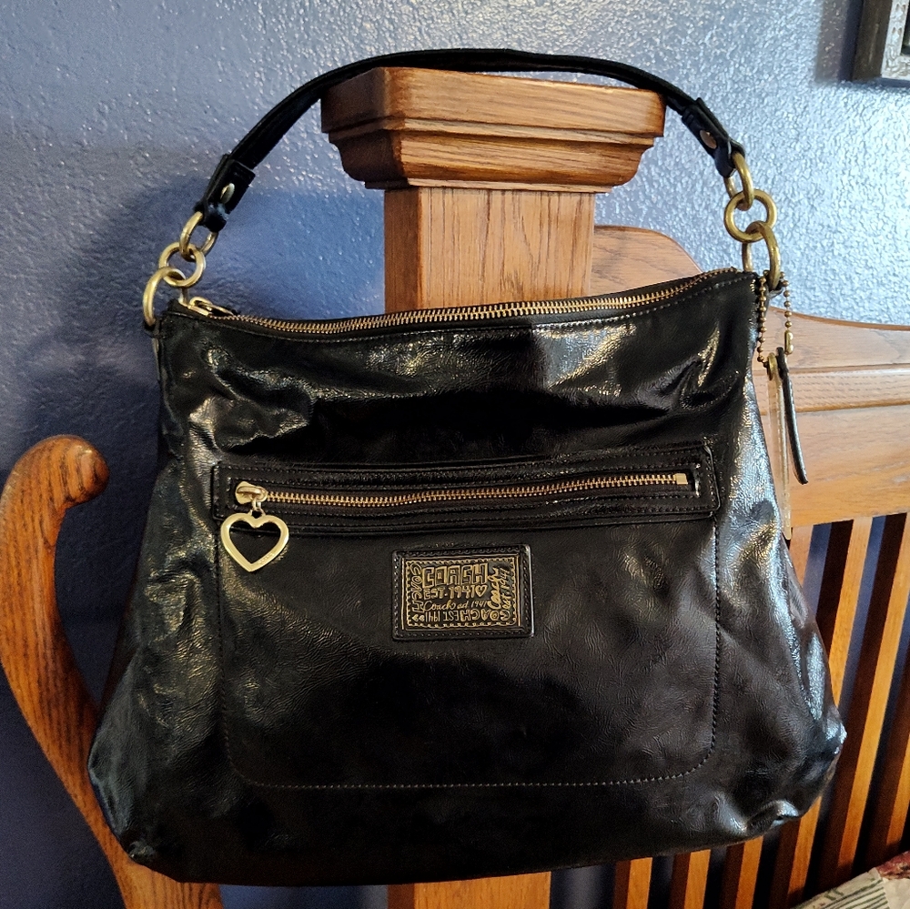 Coach Poppy Patent Leather Purse